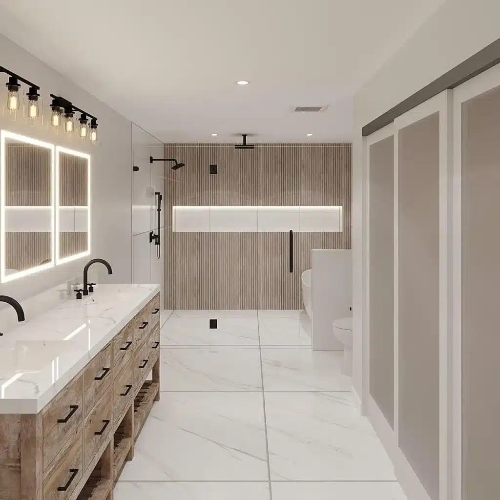 Professional Construction Services work by Luxe Haus Renovations - Bathroom Remodeling