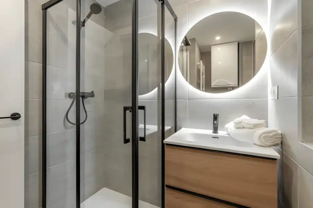Shower Remodel 3 Elegant spa-style space completed through Shower Remodel Southlake with marble walls and premium fixtures