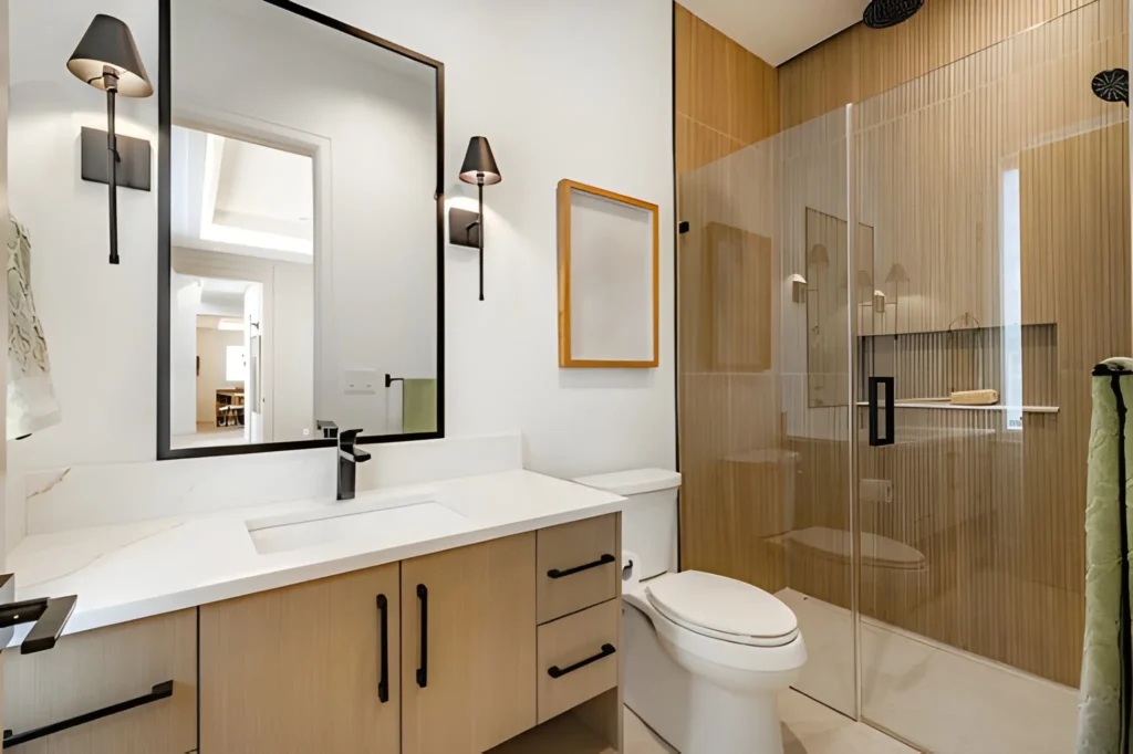 Bathroom Renovations 10 Bathroom Renovations Southlake elegant freestanding bathtub with marble flooring and spa-inspired lighting