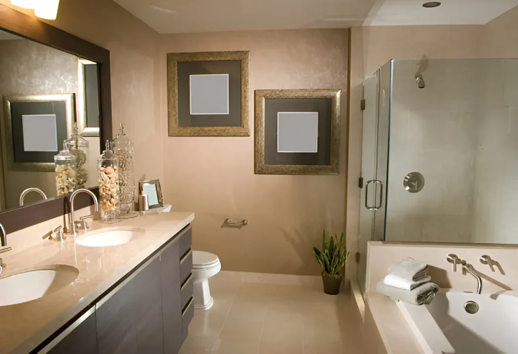 Bathroom Contractors 1 Bathroom Contractors Southlake luxury master bathroom design with modern finishes and elegant lighting