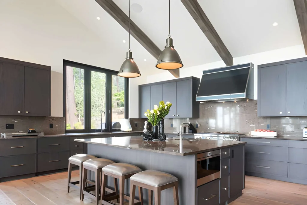 Kitchen and bathroom remodeling in Coppell featuring a custom kitchen renovation with modern cabinetry and quartz countertops