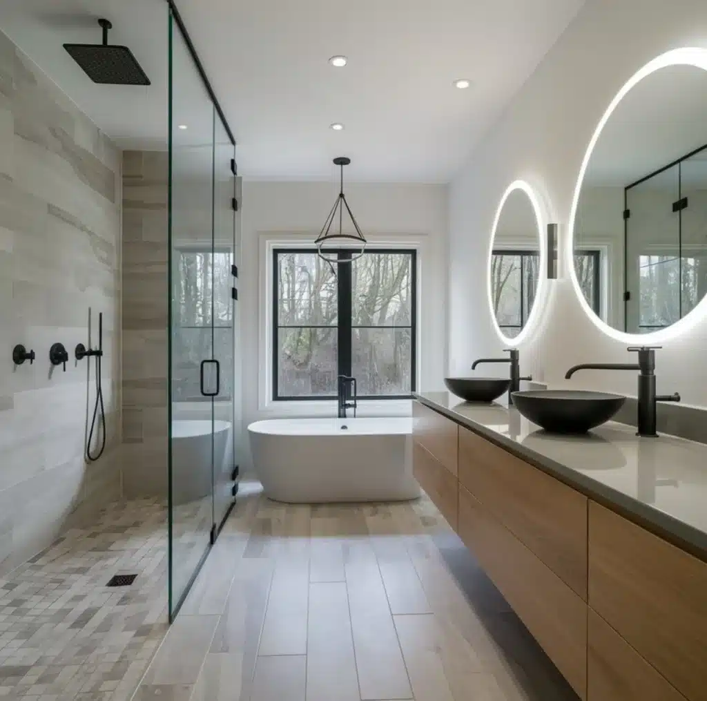 Professional Shower Remodeling Plano work by Luxe Haus Renovations